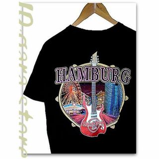 Hard Rock CAFE - ハードロックカフェ ギター×観覧車 ハンブルグ Tシャツ