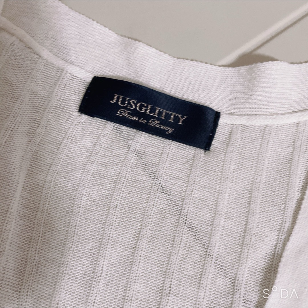 JUSGLITTY(ジャスグリッティー)のジャスグリッティ レディースのトップス(カーディガン)の商品写真