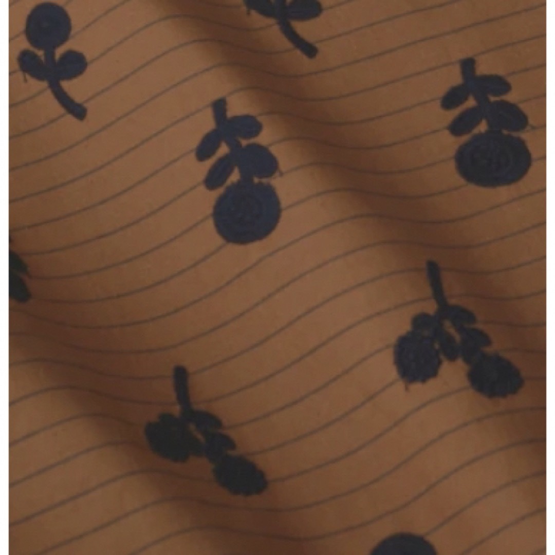 mina perhonen(ミナペルホネン)のミナペルホネン オレンジ bonheur ハンドメイドの素材/材料(生地/糸)の商品写真