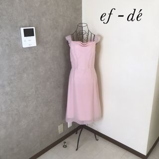 エフデ(ef-de)のエフデ♡1度着用　ワンピース  Lサイズ(ひざ丈ワンピース)