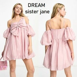 シスタージェーン(sister jane)のDREAM Sister Jane パフスリーブ ミニドレス(ミニドレス)