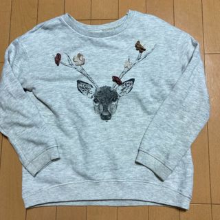 ザラキッズ(ZARA KIDS)の128センチ　トレーナーZARAガールズ(Tシャツ/カットソー)