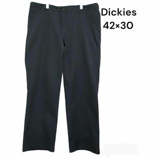 ディッキーズ(Dickies)のDickies　ディッキーズ　42×30　ワークパンツ　ブラック　古着(ワークパンツ/カーゴパンツ)