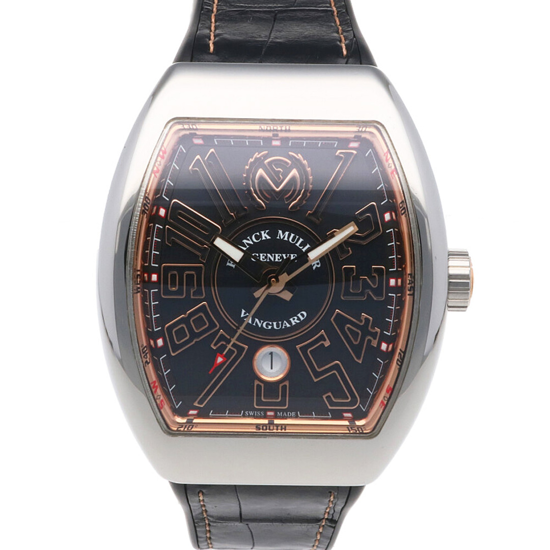 FRANCK MULLER(フランクミュラー)のフランクミュラー ヴァンガード 腕時計 時計 ステンレススチール V45SC DTSTG J 自動巻き メンズ 1年保証 FRANCK MULLER  中古 メンズの時計(腕時計(アナログ))の商品写真