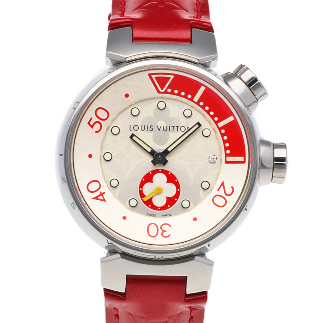 LOUIS VUITTON(ルイヴィトン)のルイヴィトン タンブール ダイビング 腕時計 時計 ステンレススチール Q131V クオーツ レディース 1年保証 LOUIS VUITTON  中古 レディースのファッション小物(腕時計)の商品写真