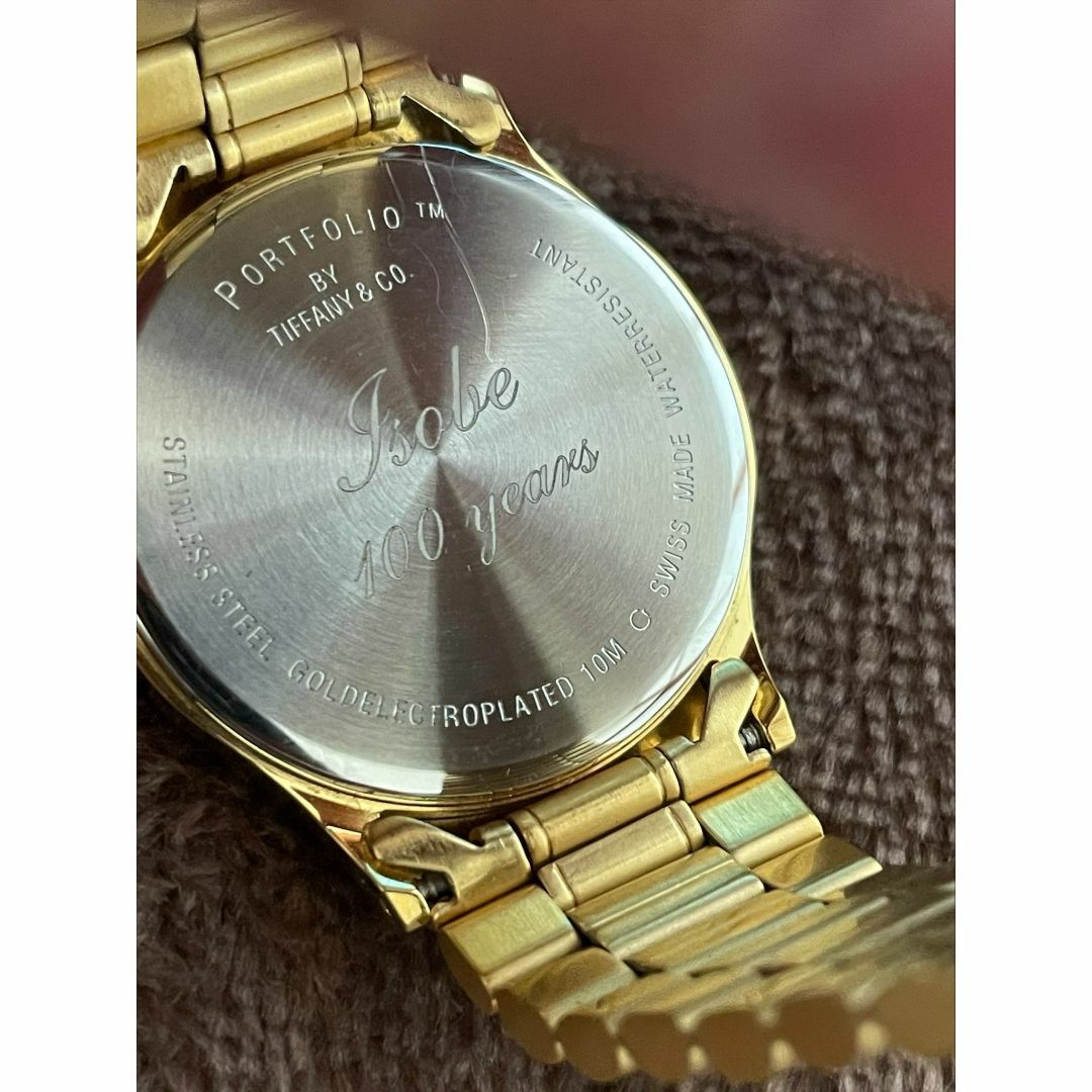 Tiffany & Co.(ティファニー)のポートフォリオ　ティファニー　Tiffany ゴールド　メンズ　腕時計 メンズの時計(腕時計(アナログ))の商品写真