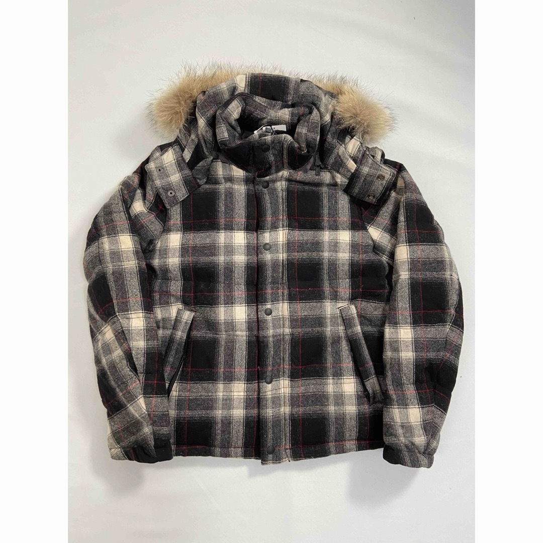 WOOLRICH(ウールリッチ)のWOOLRICH  アンタークティックパーカー チェック柄ダウンジャケット メンズのジャケット/アウター(ダウンジャケット)の商品写真