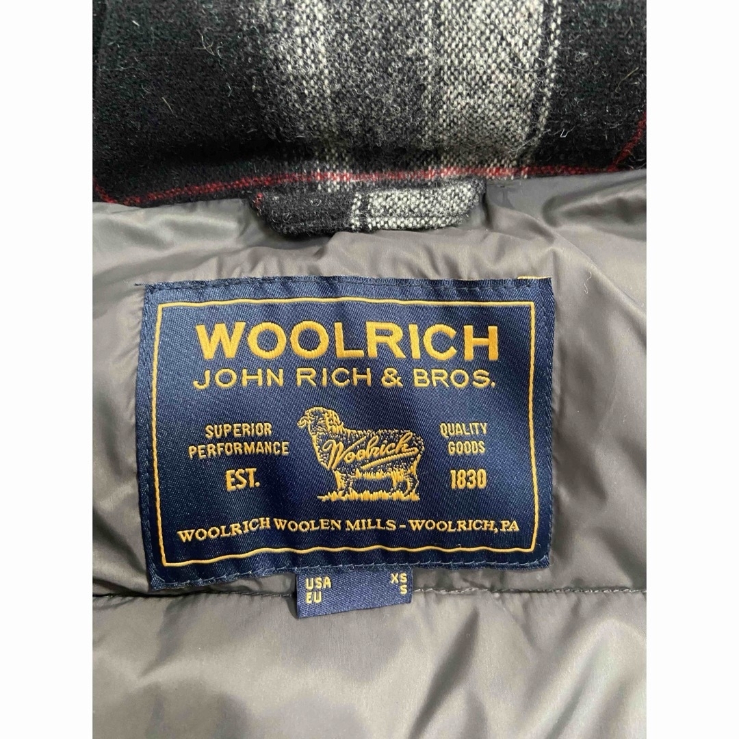 WOOLRICH(ウールリッチ)のWOOLRICH  アンタークティックパーカー チェック柄ダウンジャケット メンズのジャケット/アウター(ダウンジャケット)の商品写真