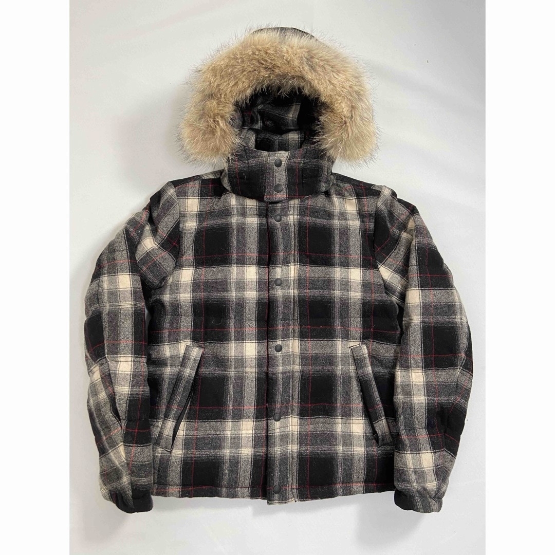 WOOLRICH(ウールリッチ)のWOOLRICH  アンタークティックパーカー チェック柄ダウンジャケット メンズのジャケット/アウター(ダウンジャケット)の商品写真