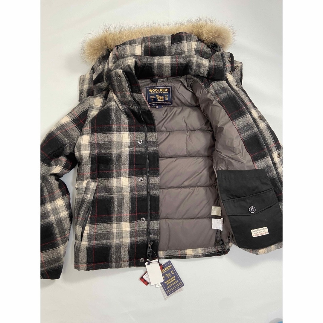 WOOLRICH(ウールリッチ)のWOOLRICH  アンタークティックパーカー チェック柄ダウンジャケット メンズのジャケット/アウター(ダウンジャケット)の商品写真