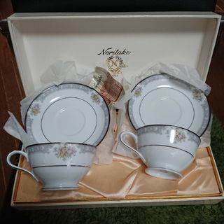 ノリタケ(Noritake)の新品 未使用 Noritake カップ&ソーサー 2客(グラス/カップ)