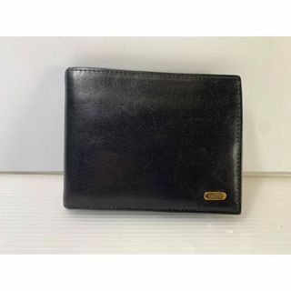 バリー(Bally)のバリー　二つ折り財布　ブラック　レザー　本革(折り財布)