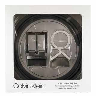 カルバンクライン(Calvin Klein)のベルト Calvin Klein カルバンクライン 11CK020022 2 PIECE BOXED BELT SET WITH REVERSIBLE メンズ セット リバーシブル BLACK BROWN ブラック/ブラウン(ベルト)