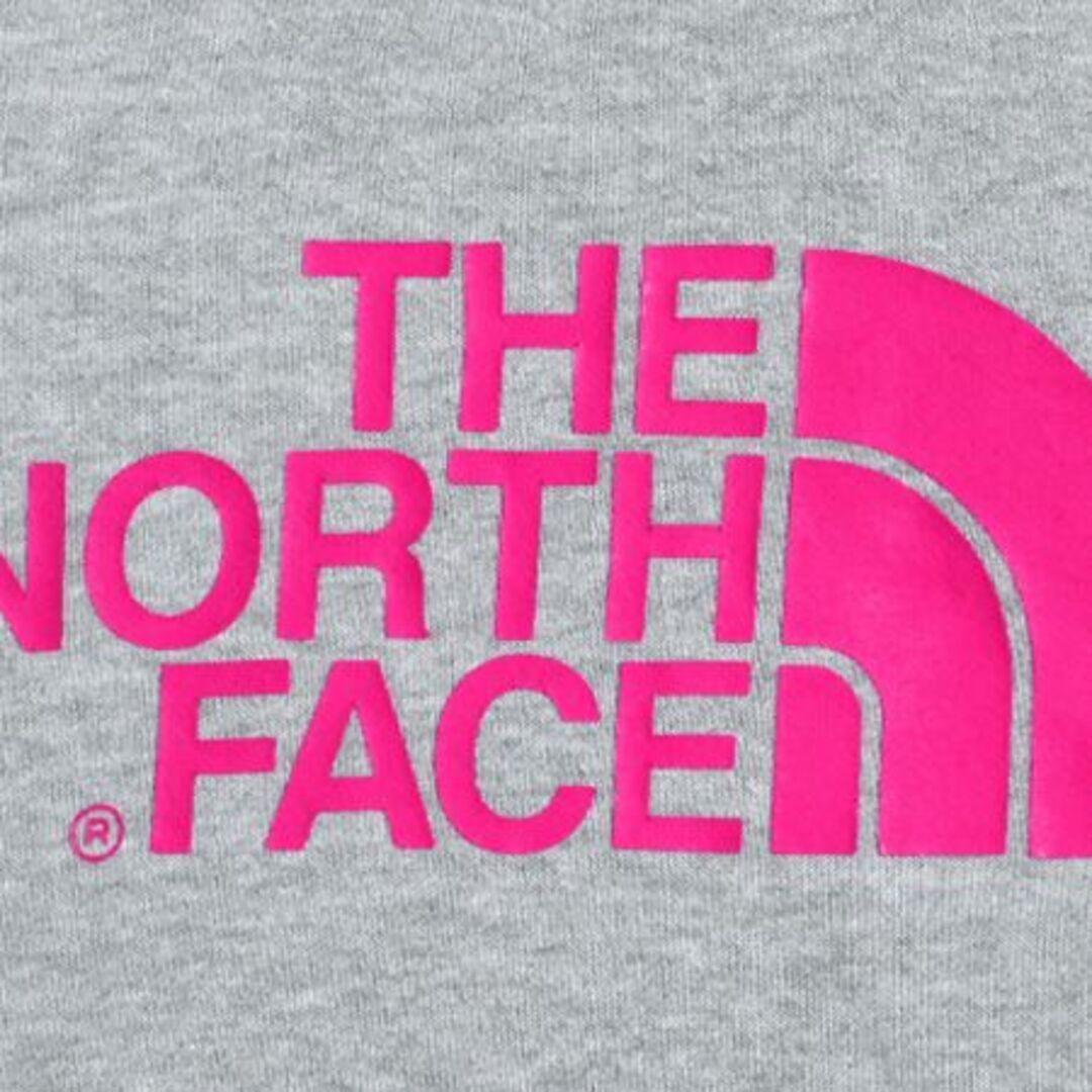 THE NORTH FACE(ザノースフェイス)のノースフェイス プリント スウェット フード パーカー レディース S トレーナー The North Face アウトドア プルオーバー 裏起毛 グレー 杢 レディースのトップス(パーカー)の商品写真