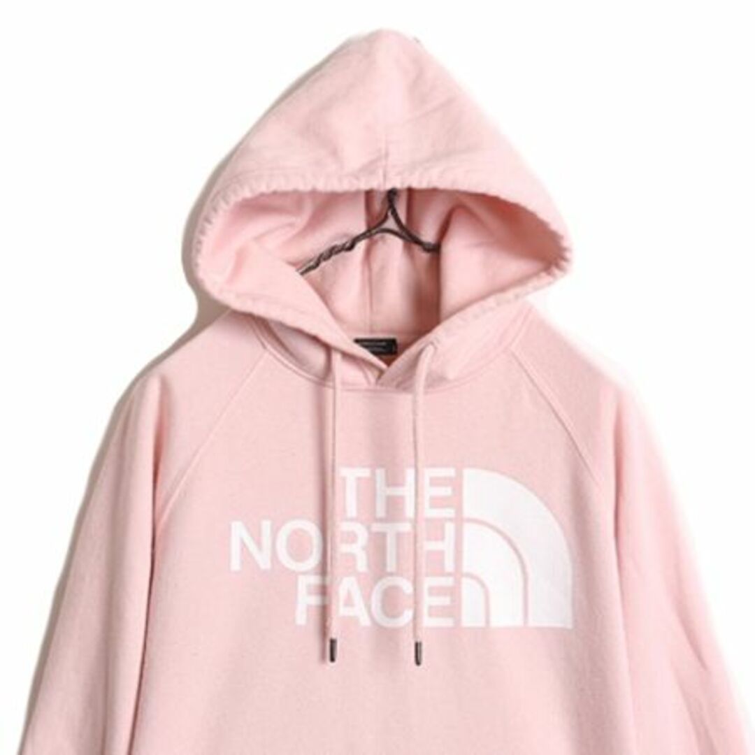 THE NORTH FACE(ザノースフェイス)のノースフェイス プリント スウェット フード パーカー レディース S / The North Face トレーナー プルオーバー 裏起毛 アウトドア ピンク レディースのトップス(パーカー)の商品写真