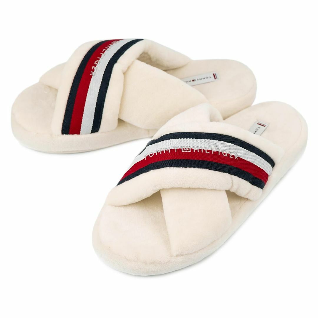 TOMMY HILFIGER(トミーヒルフィガー)のサンダル トミーヒルフィガー FW0FW06888YBL ホワイト  3940(24.5cm-25cm) レディースの靴/シューズ(サンダル)の商品写真