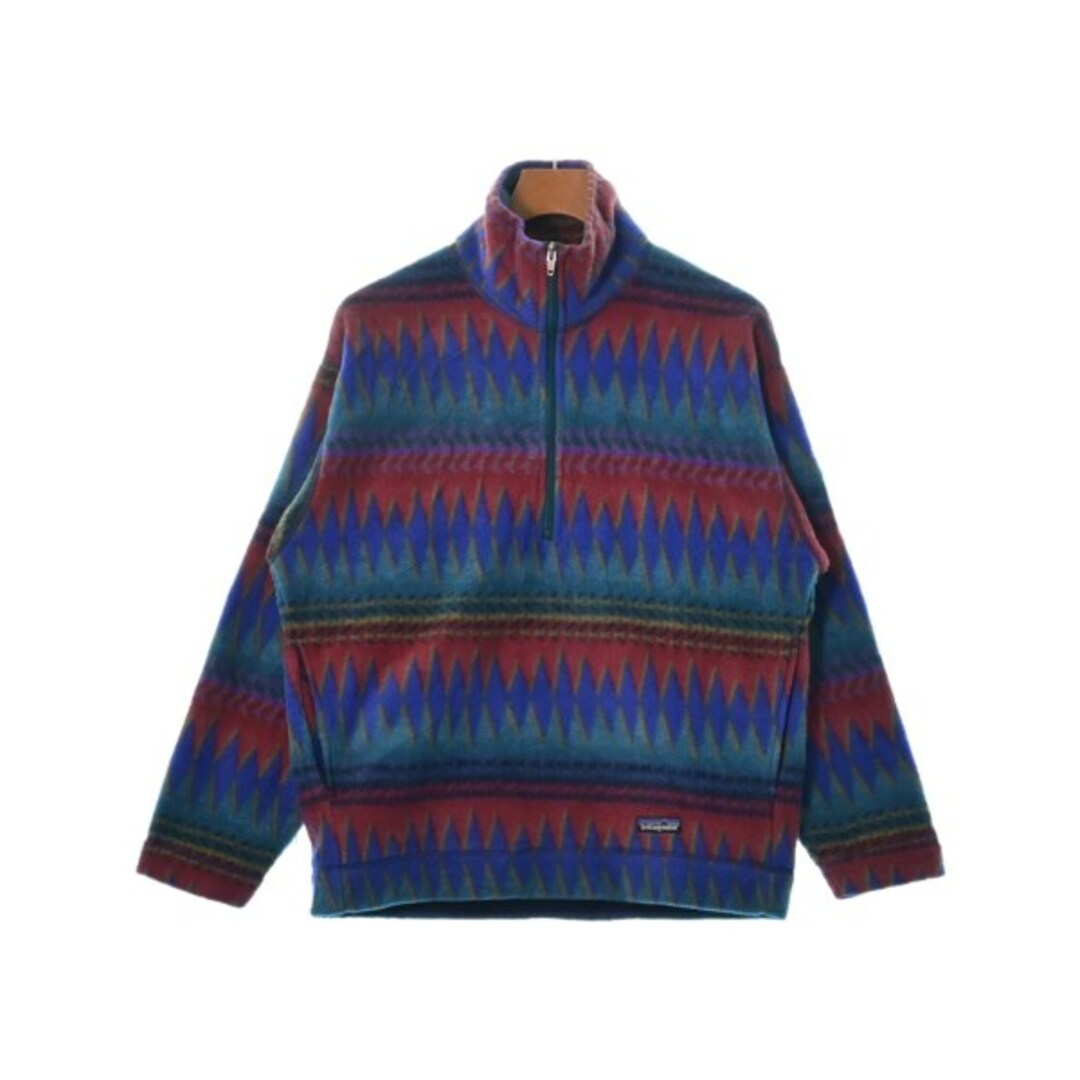 patagonia(パタゴニア)のpatagonia パタゴニア スウェット S 青x赤x緑等(総柄) 【古着】【中古】 メンズのトップス(スウェット)の商品写真