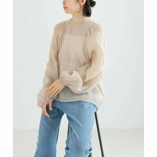 アーバンリサーチ(URBAN RESEARCH)の【L.BEIGE】ギャザーヨウリュウブラウス(シャツ/ブラウス(長袖/七分))