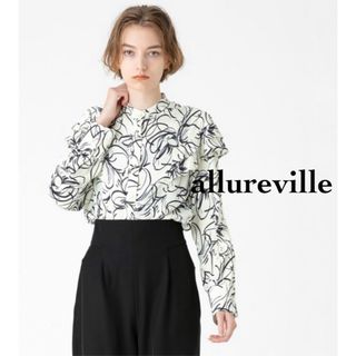 アルアバイル(allureville)の✳︎23SS  美品✨allurevilleアルアバイル　ドローイングブラウス(シャツ/ブラウス(長袖/七分))