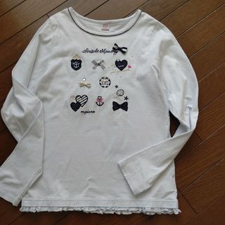 メゾピアノ(mezzo piano)のメゾピアノ長袖Tシャツ160(Tシャツ/カットソー)