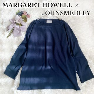 マーガレットハウエル(MARGARET HOWELL)の✳︎MARGARET HOWELL別注JOHNSMEDLEY クルーネックニット(カットソー(長袖/七分))