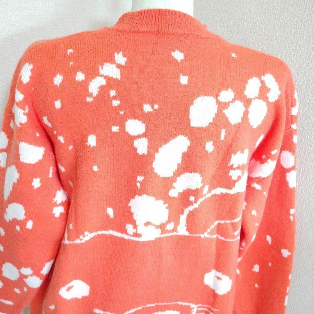 【オレンジ★2XL】セーター長袖 秋冬暖かい 女性可愛い 人気 レディースのトップス(ニット/セーター)の商品写真