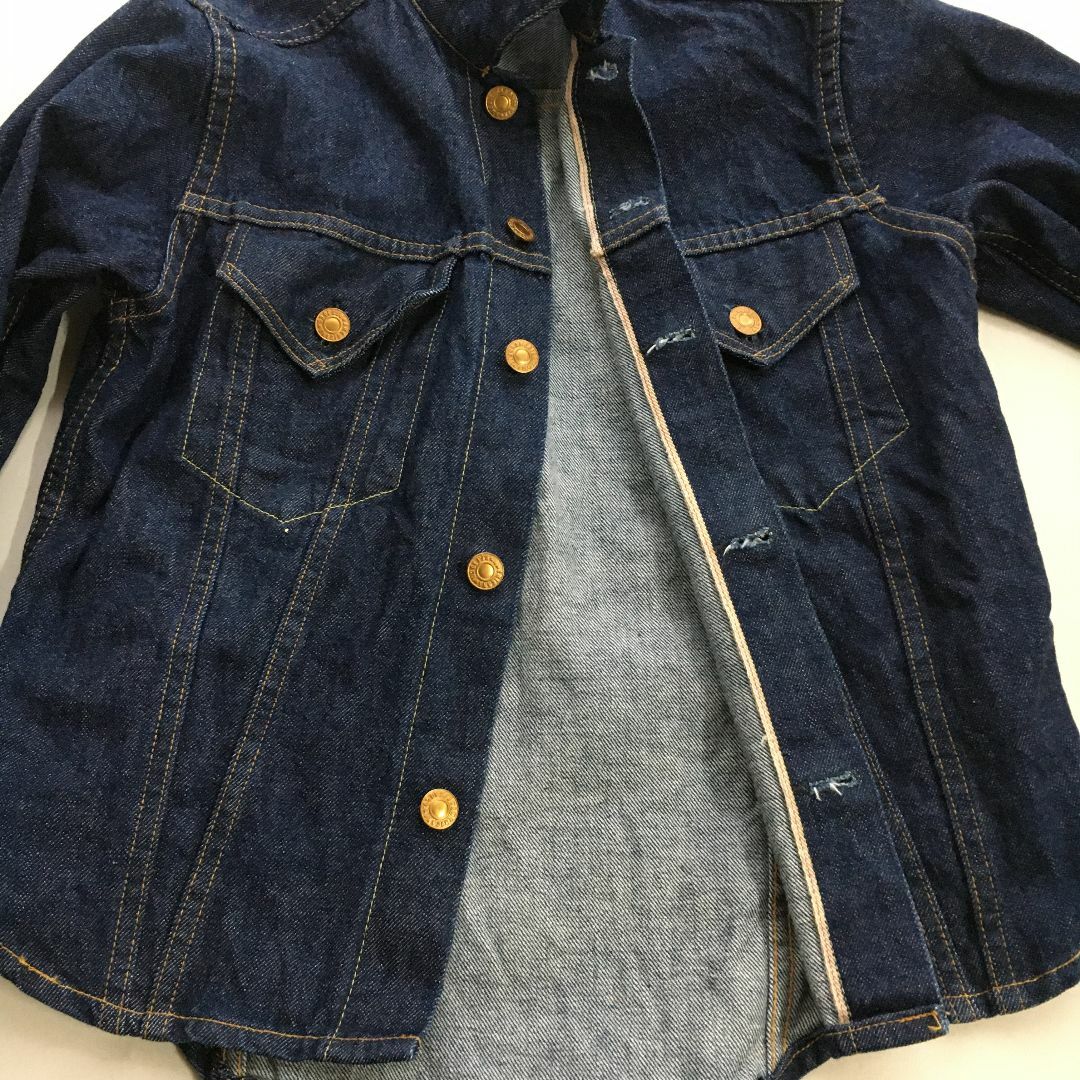 AMERICANA(アメリカーナ)のAMERICANA　セルビッジ　デニムジャケット　USED　10749 レディースのジャケット/アウター(Gジャン/デニムジャケット)の商品写真