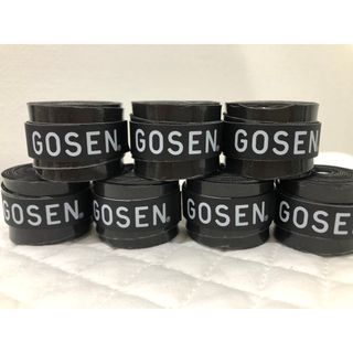 ゴーセン(GOSEN)のGOSEN グリップテープ 7個★迅速発送 黒色 ゴーセン マイバチ★色変更可(その他)