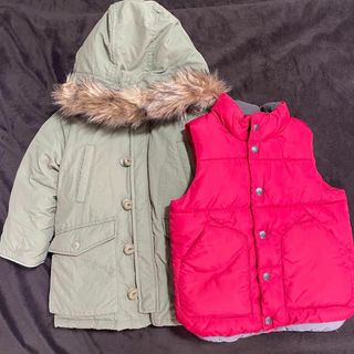 ギャップキッズ(GAP Kids)のGAP 105cm アウターセット　ダウン　ベスト　(コート)