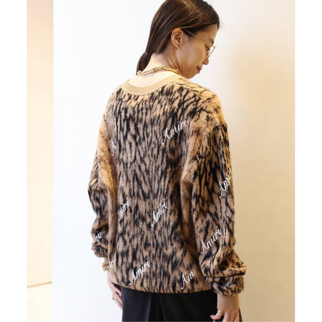 DEUXIEME CLASSE(ドゥーズィエムクラス)の【AMIRI】MOHAIR CHEETAH ニット レディースのトップス(ニット/セーター)の商品写真