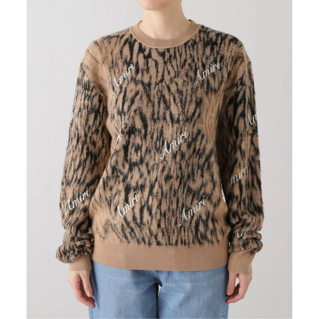 DEUXIEME CLASSE(ドゥーズィエムクラス)の【AMIRI】MOHAIR CHEETAH ニット レディースのトップス(ニット/セーター)の商品写真