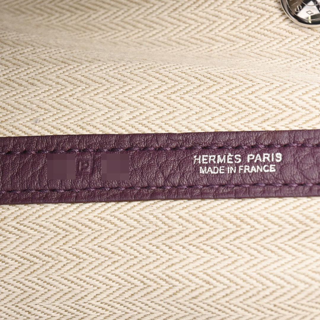 Hermes(エルメス)のエルメス ガーデンパーティ PM ハンドバッグ カシス レディースのバッグ(ハンドバッグ)の商品写真