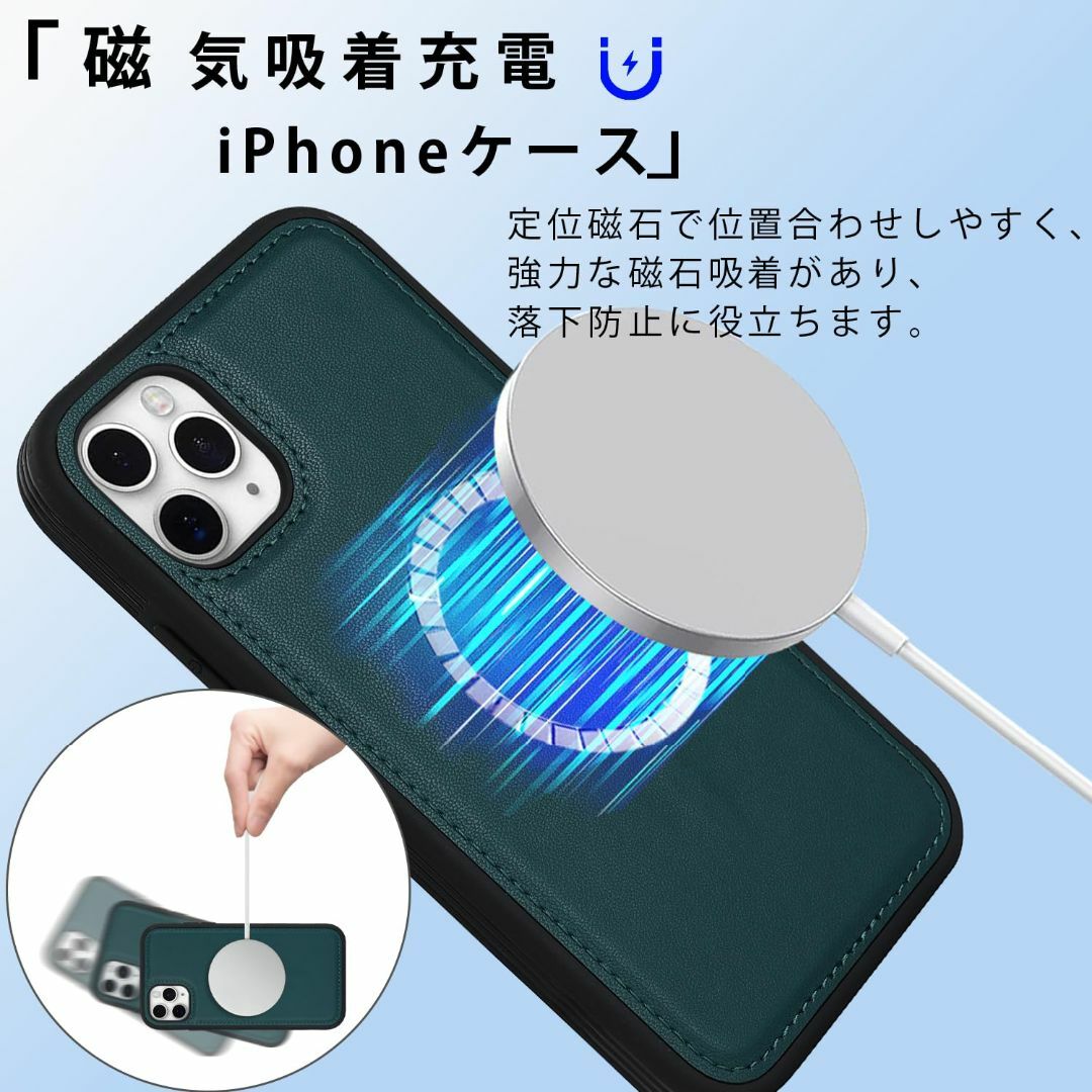 【色:グリーン_サイズ:iPhone 12ProMax/13ProMax】Ｈａｖ スマホ/家電/カメラのスマホアクセサリー(その他)の商品写真