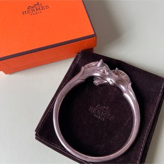 エルメス(Hermes)のHERMES エルメス シュバル ホース バングル ヴィンテージ(ブレスレット/バングル)