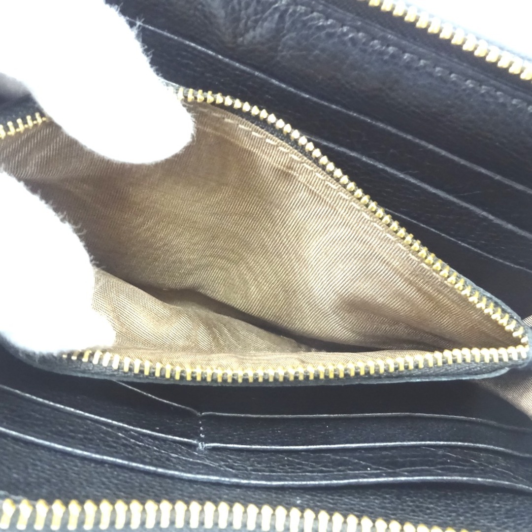 Chloe(クロエ)のクロエ 長財布
 レザー L字ファスナー エルシー ブラック Ft600211 中古 レディースのファッション小物(財布)の商品写真