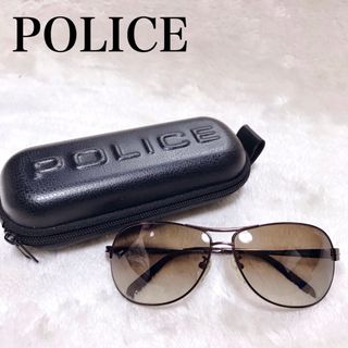 ポリス(POLICE)の極美品 POLICE ポリス ティアドロップ サングラス メガネ アイウェア(サングラス/メガネ)