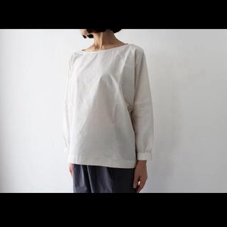 エヴァムエヴァ(evam eva)のevam eva cotton pullover コットンプルオーバー(シャツ/ブラウス(長袖/七分))