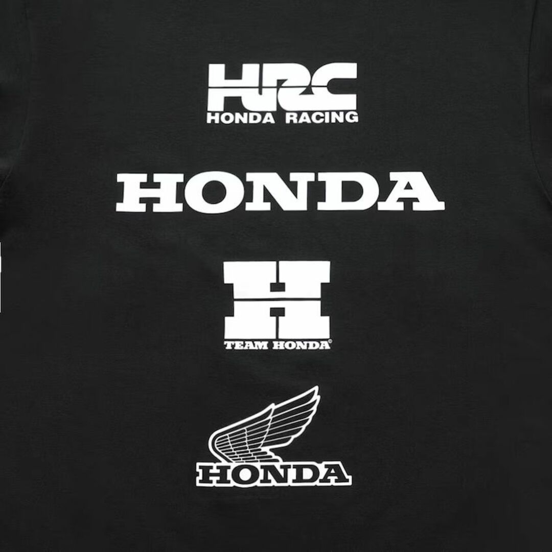 GU(ジーユー)のホンダ×GUコラボ　Tシャツ(5分袖)　 Honda 　ブラック　サイズXL メンズのトップス(Tシャツ/カットソー(半袖/袖なし))の商品写真