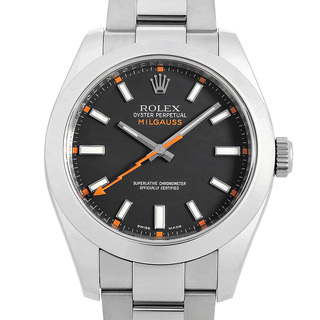 ロレックス(ROLEX)のロレックス ミルガウス 116400 ブラック V番 メンズ 中古 腕時計(腕時計(アナログ))