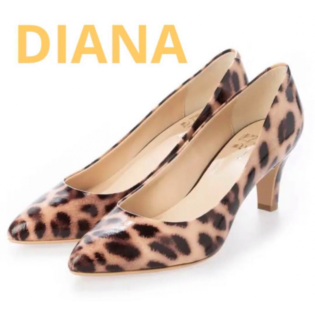 DIANA(ダイアナ)のダイアナ　レオパード　ヒール レディースの靴/シューズ(ハイヒール/パンプス)の商品写真