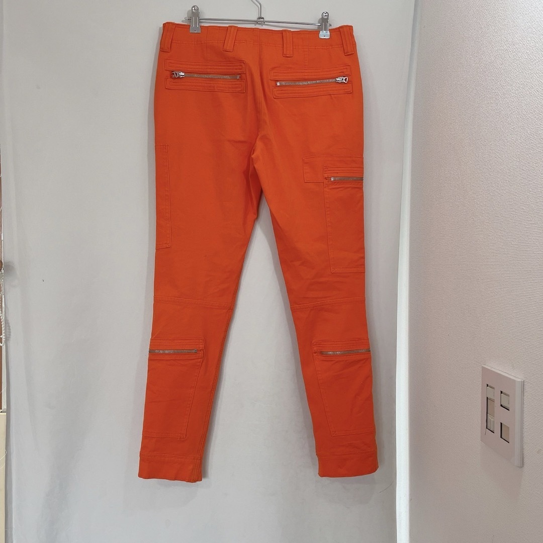 Ralph Lauren(ラルフローレン)の【希少♡】RALPH LAUREN  ジップデザイン　オレンジ　デザインパンツ メンズのパンツ(ワークパンツ/カーゴパンツ)の商品写真