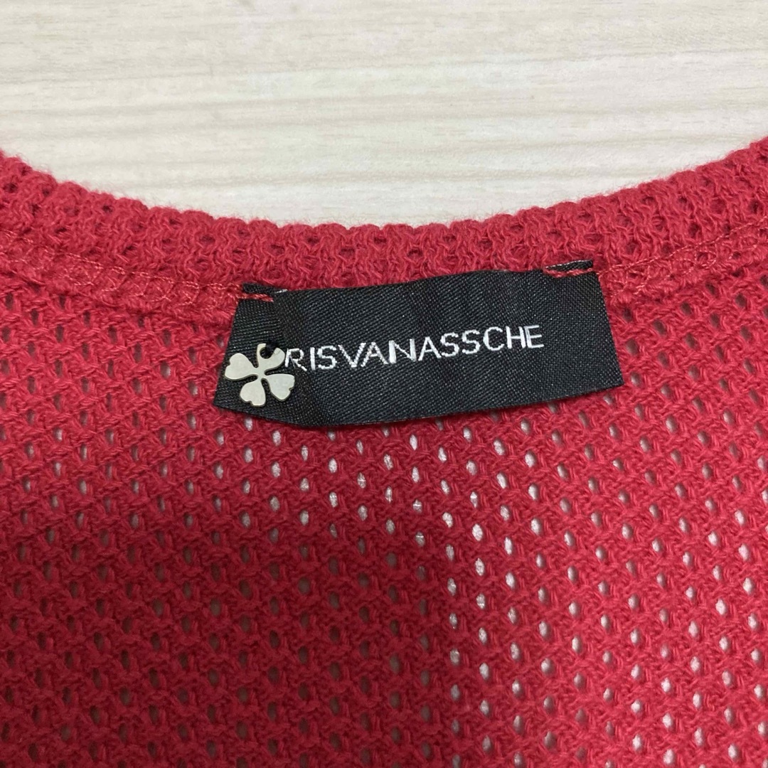 KRIS VAN ASSCHE(クリスヴァンアッシュ)の初期■KRIS VAN ASSCHE■マフィア 肖像画 メッシュ タンクトップ メンズのトップス(Tシャツ/カットソー(半袖/袖なし))の商品写真