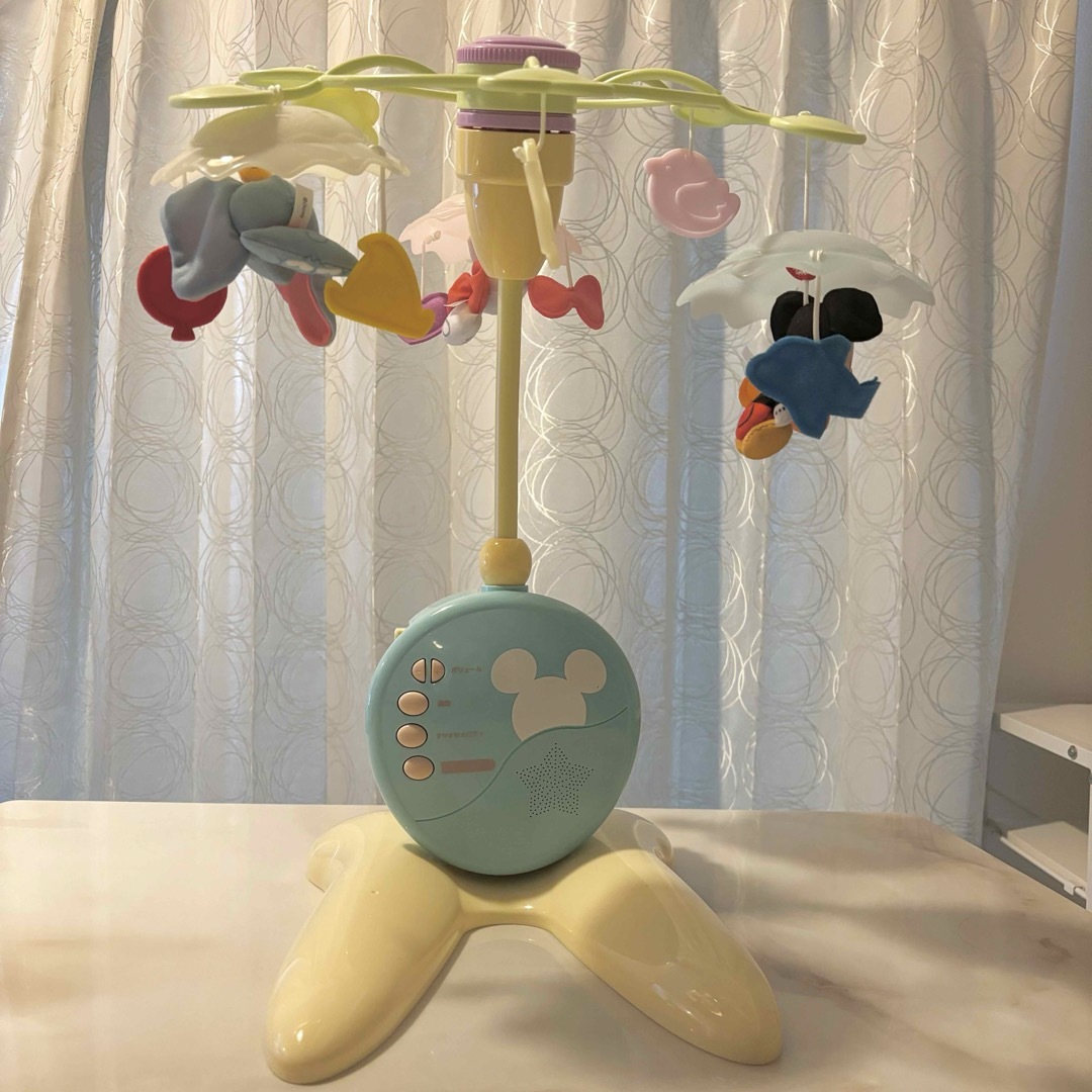 Takara Tomy(タカラトミー)のタカラトミー　ディズニー　メロディいっぱい♪やわらかガラガラメリープレミアム キッズ/ベビー/マタニティのおもちゃ(オルゴールメリー/モービル)の商品写真