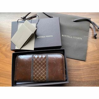 ボッテガヴェネタ(Bottega Veneta)のBOTTEGA VENETA  インストレッチ　スコルピート　長財布(長財布)