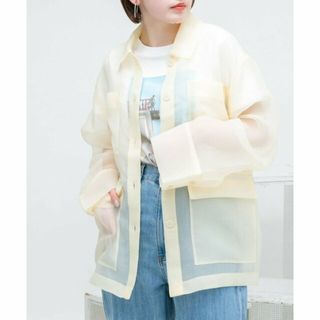 ケービーエフ(KBF)の【IVORY】WIDEシルエットシアーカバーオール(その他)