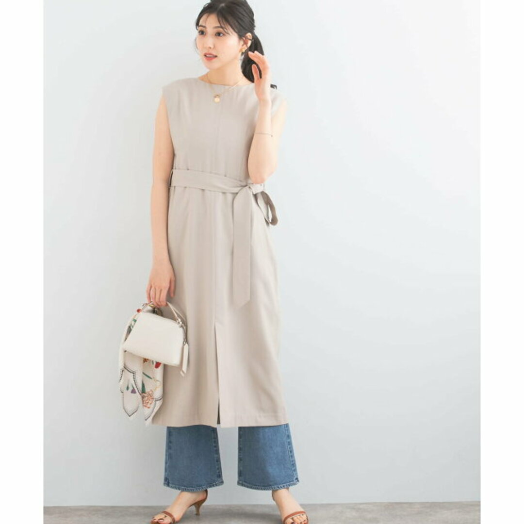 URBAN RESEARCH ROSSO(アーバンリサーチロッソ)の【lightbeige】3WAYVネックジレワンピース レディースのワンピース(ロングワンピース/マキシワンピース)の商品写真