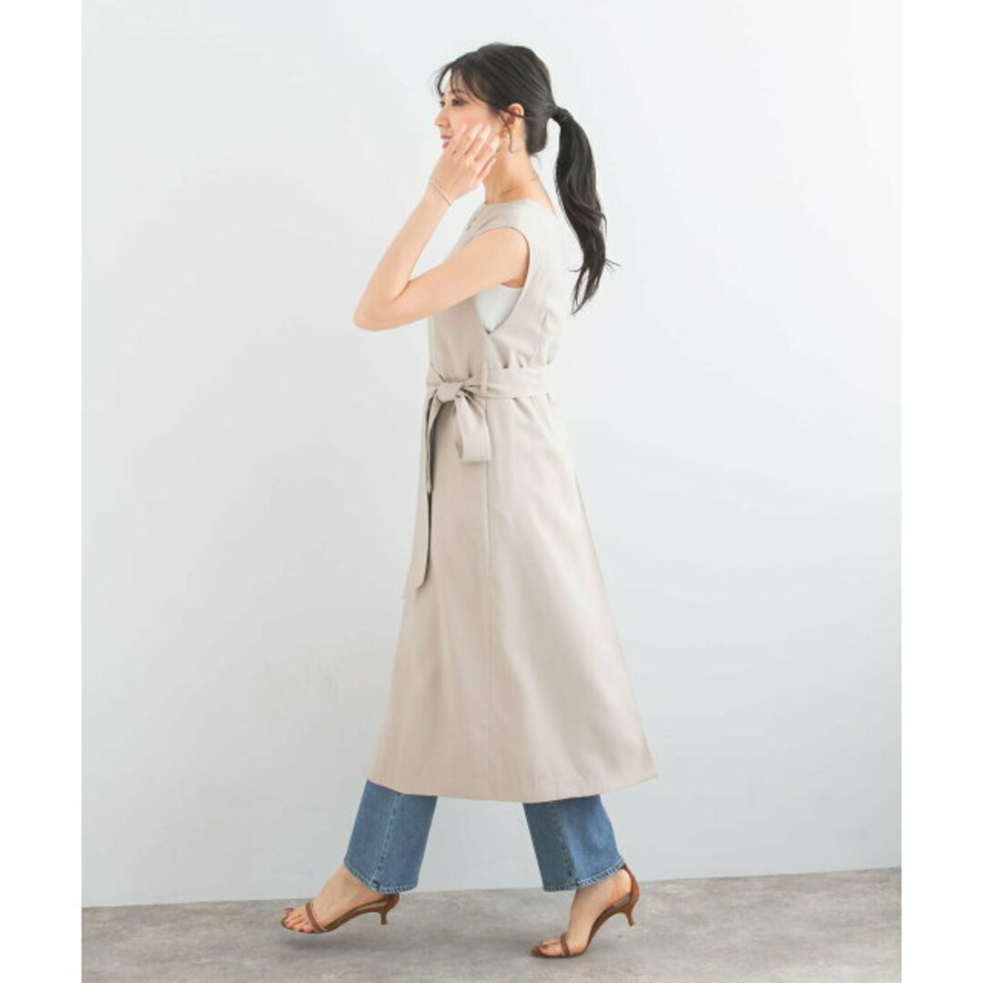 URBAN RESEARCH ROSSO(アーバンリサーチロッソ)の【lightbeige】3WAYVネックジレワンピース レディースのワンピース(ロングワンピース/マキシワンピース)の商品写真