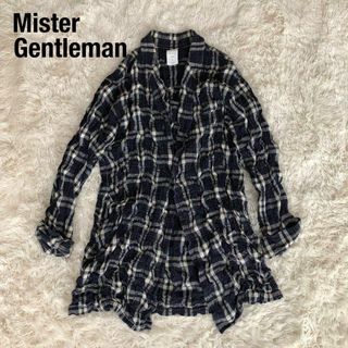 ミスタージェントルマン(MISTERGENTLEMAN)のMisterGentlmanミスタージェントルマン皺加工テーラードジャケットMr(テーラードジャケット)