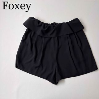 FOXEY NEW YORK - 美品　FOXEY NEWYORK フォクシー　ショートパンツ　ウエストゴム