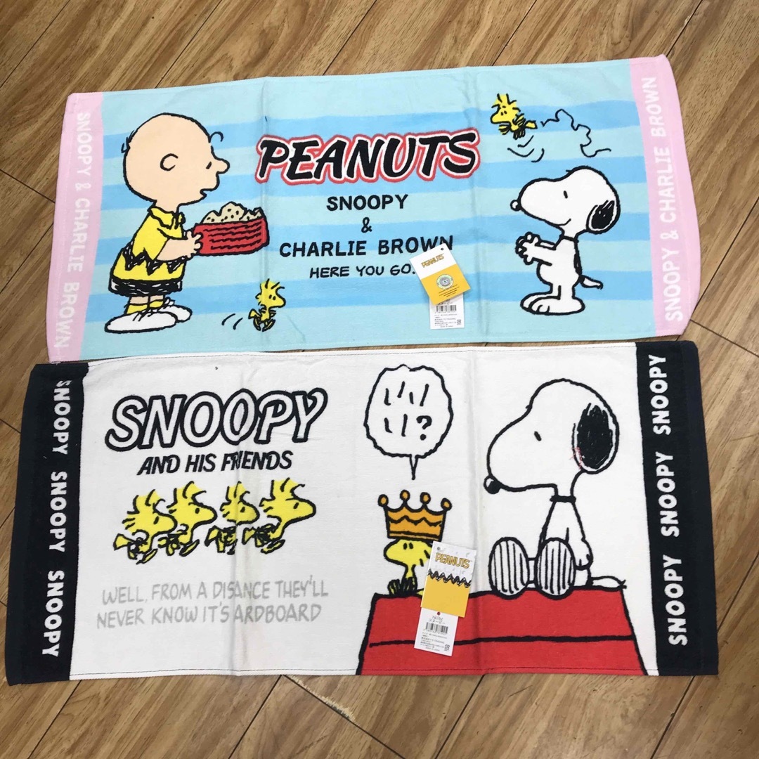 SNOOPY(スヌーピー)のスヌーピー フェイスタオルセット エンタメ/ホビーのアニメグッズ(タオル)の商品写真